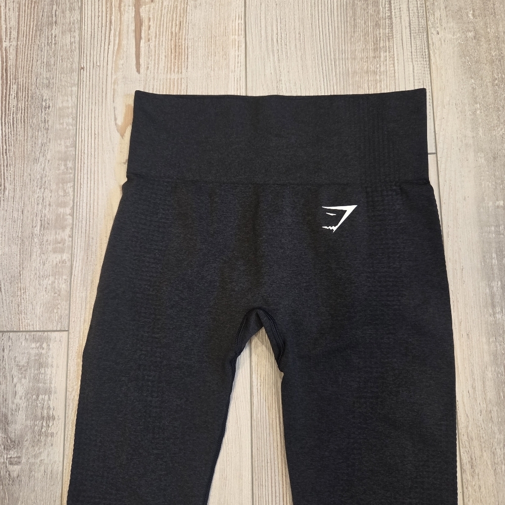 Gymshark Vital Seamless Charcoal High-Waisted Leggings - Picture 12 of 15